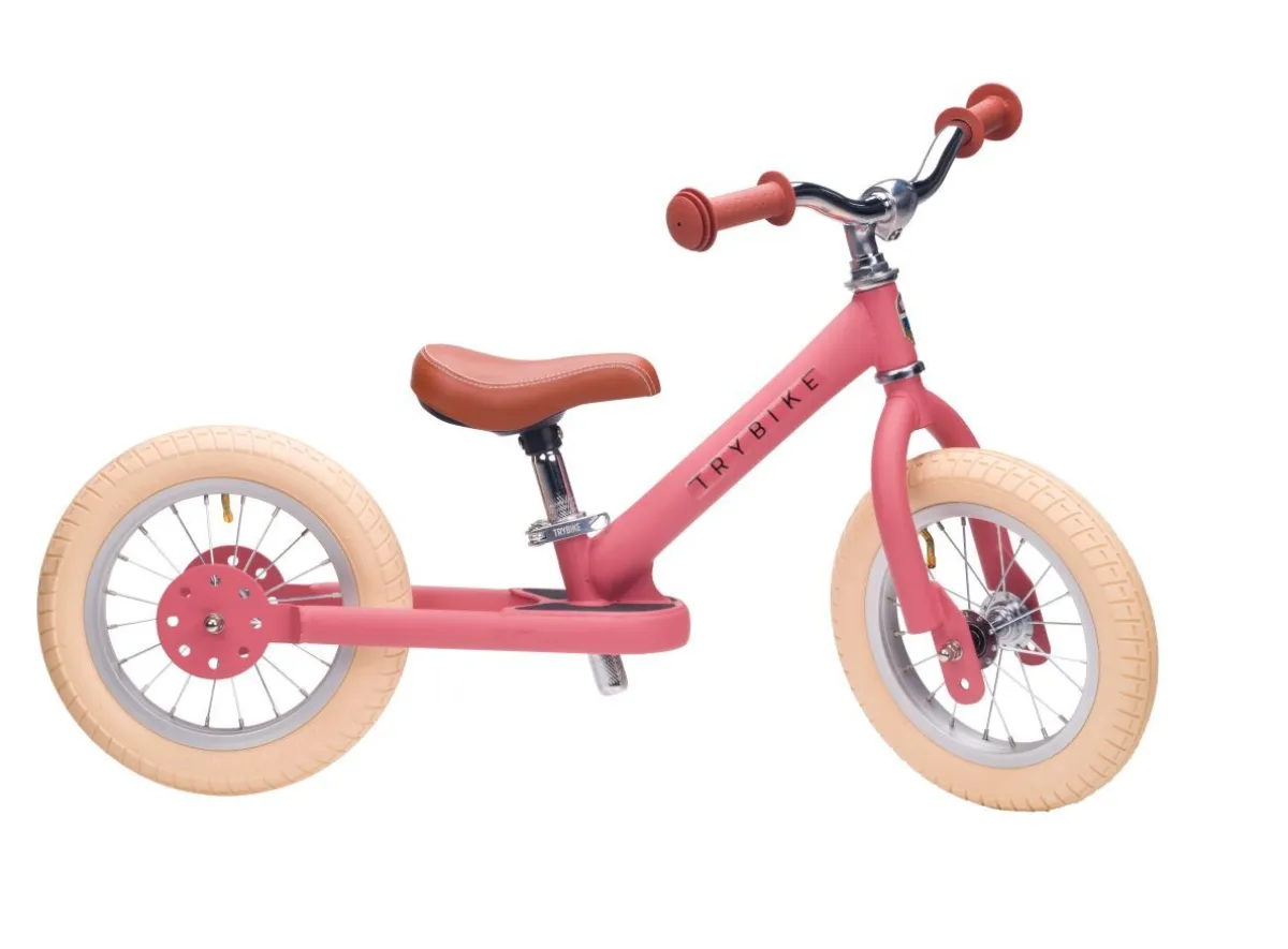 Trybike Loopfietsen * Steel Loopfiets Pink (mat ) Roze