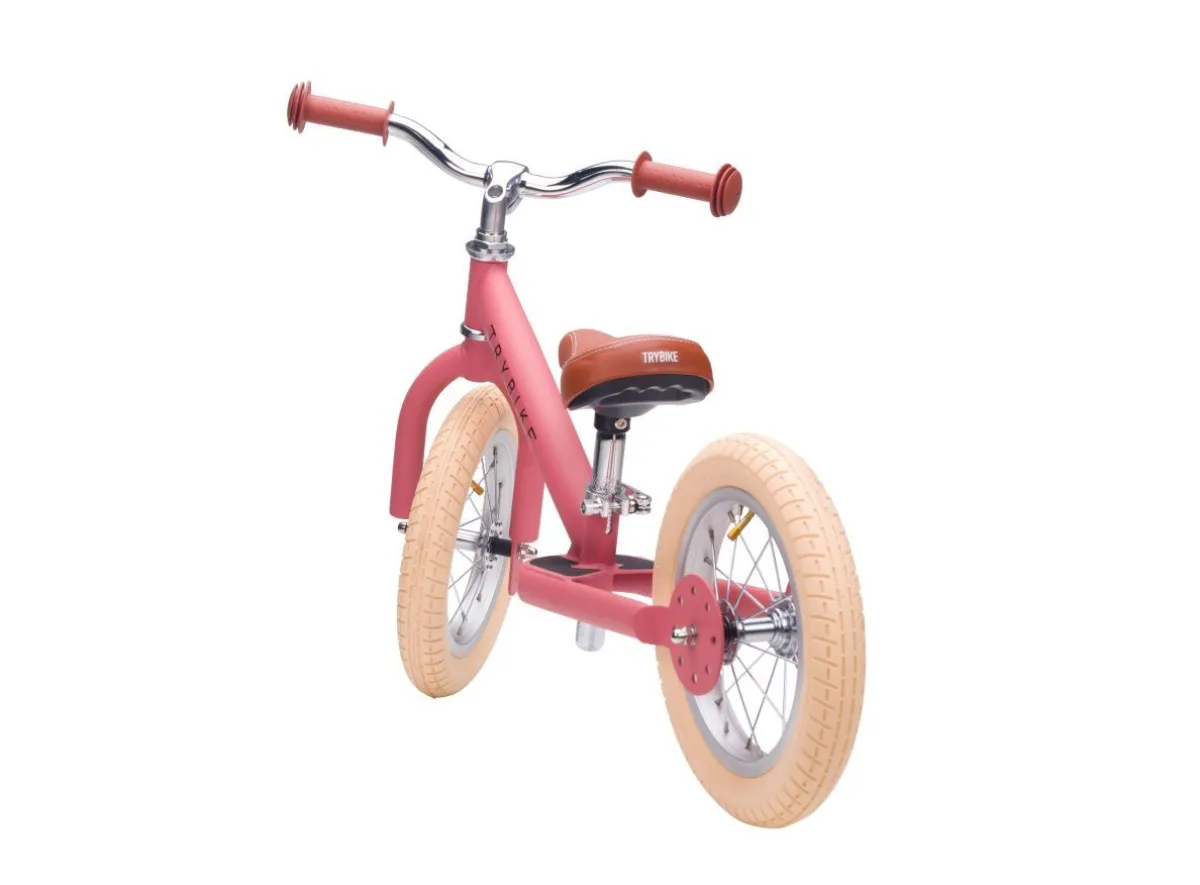 Trybike Loopfietsen * Steel Loopfiets Pink (mat ) Roze