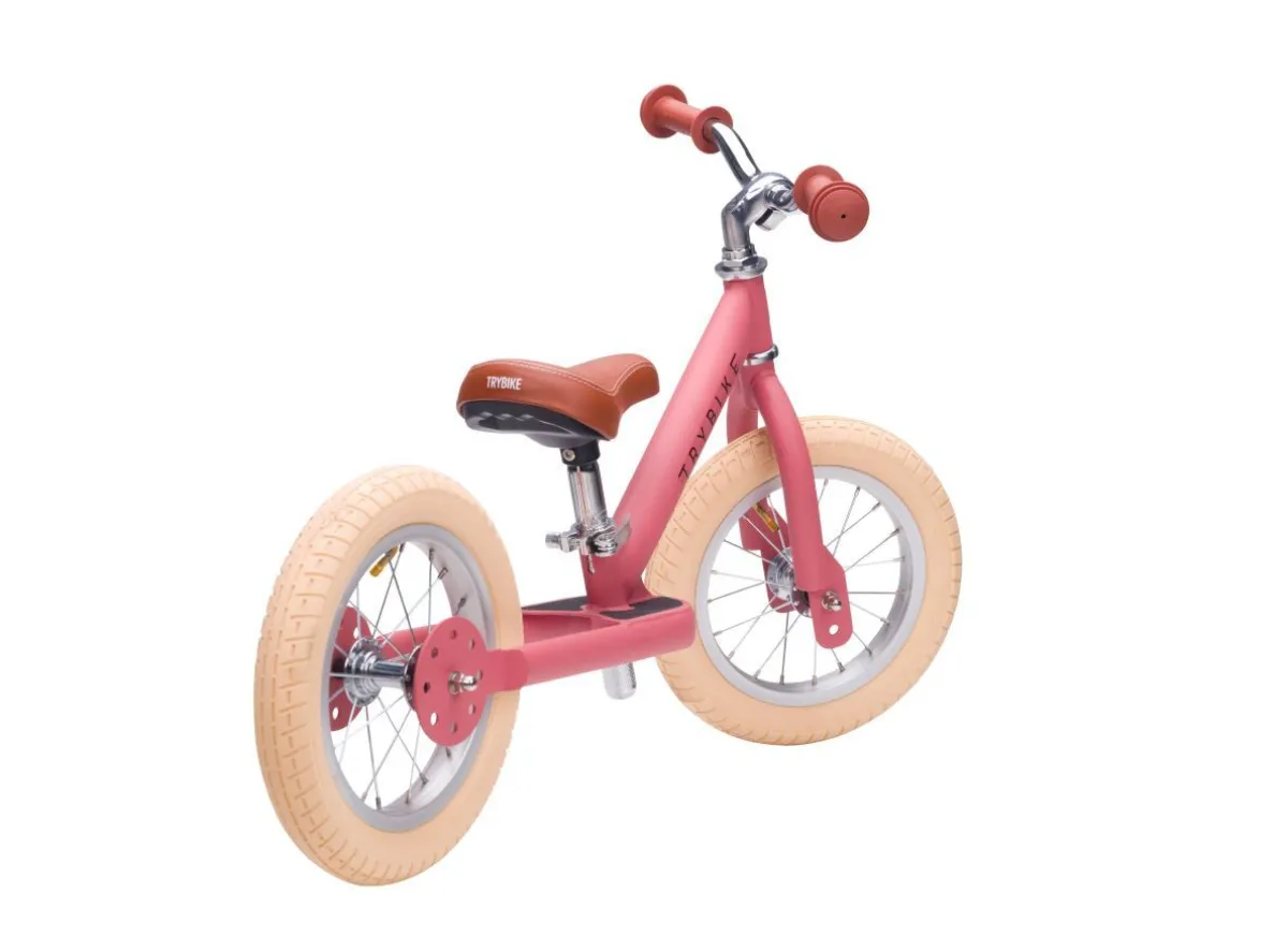 Trybike Loopfietsen * Steel Loopfiets Pink (mat ) Roze