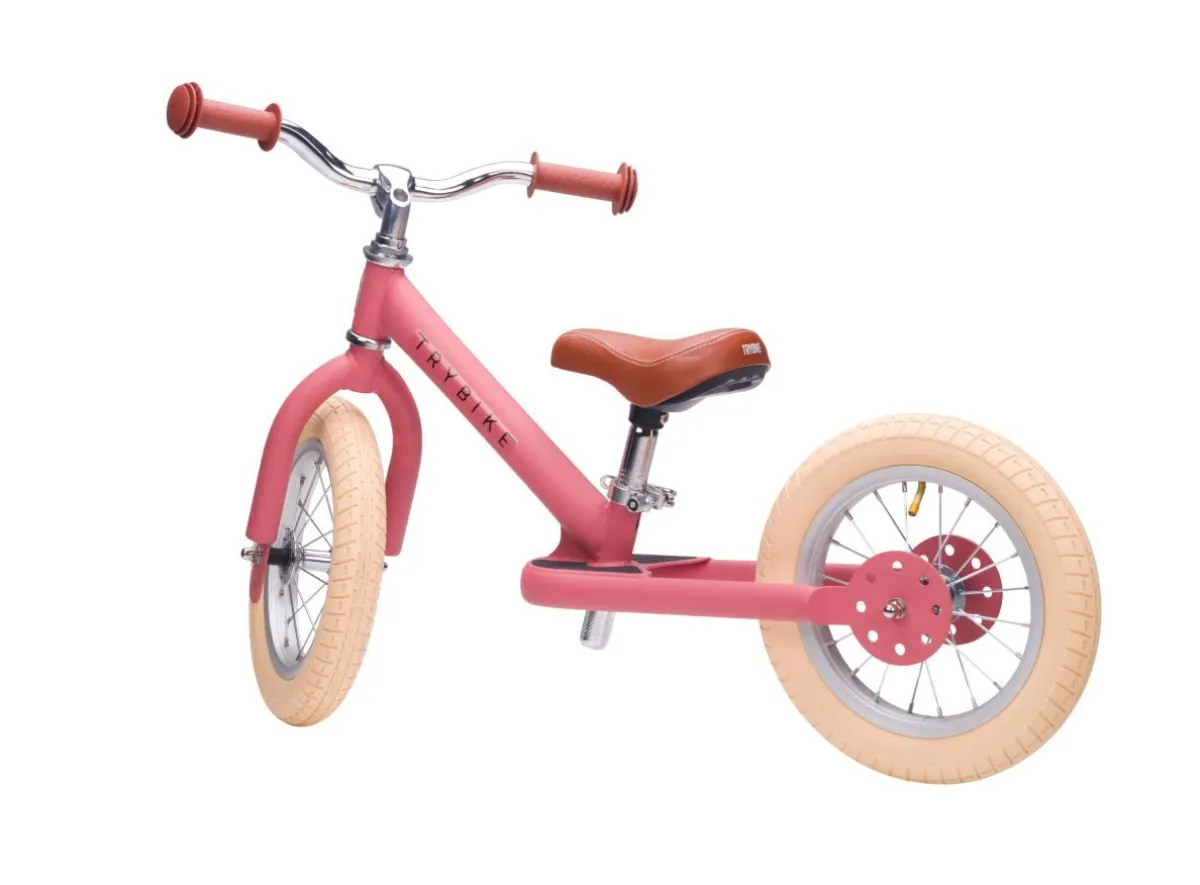 Trybike Loopfietsen * Steel Loopfiets Pink (mat ) Roze