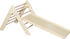 Tryco Overig * Houten Klimrek met Glijbaan Naturel