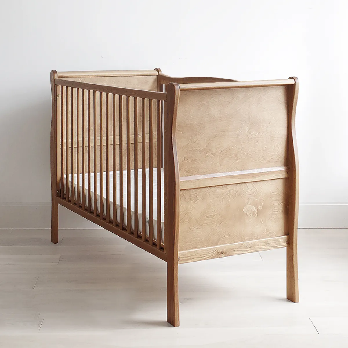Woodies Ledikanten * Ledikant Noble Vintage 70 x 140 Bruin