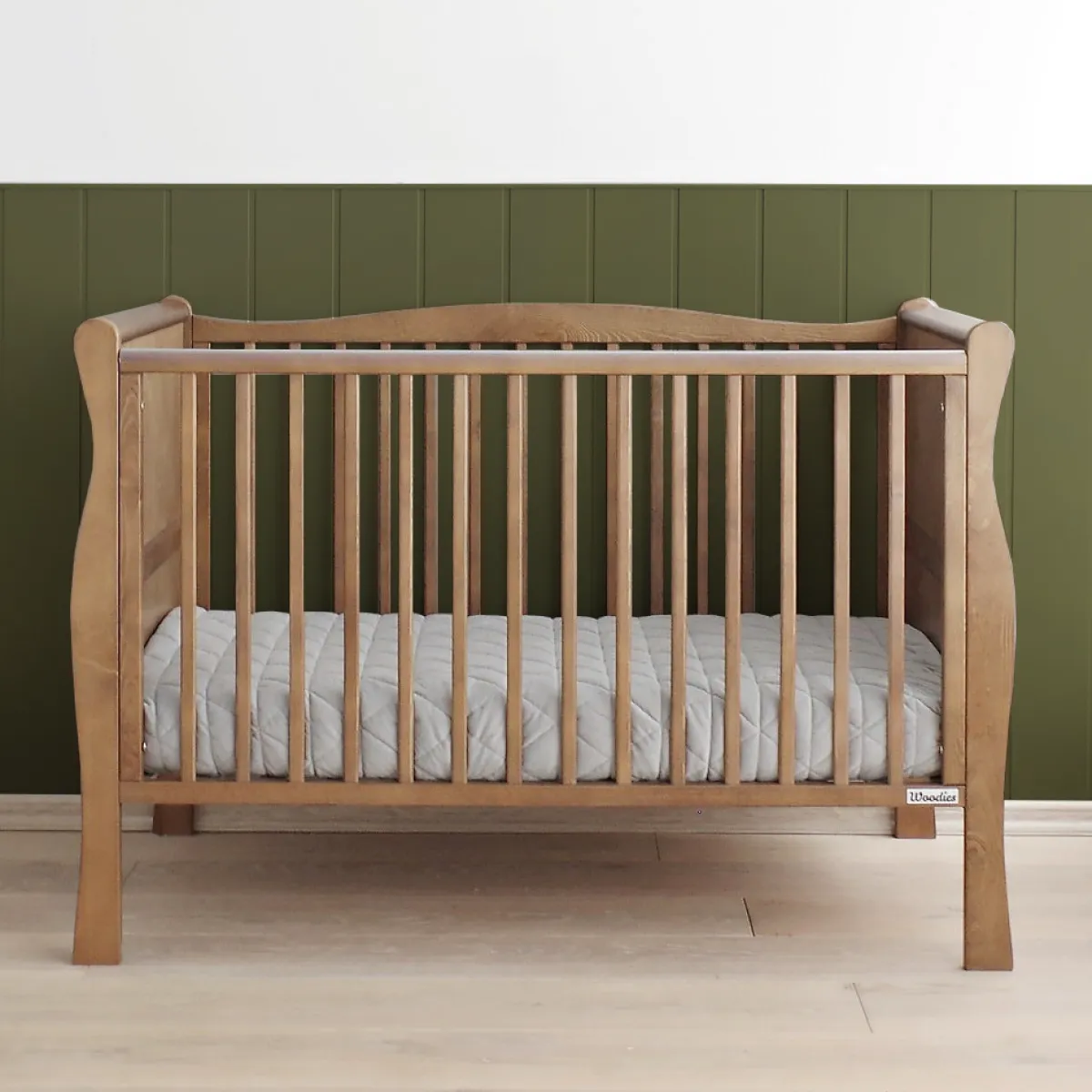 Woodies Ledikanten * Ledikant Noble Vintage 60 x 120 Bruin