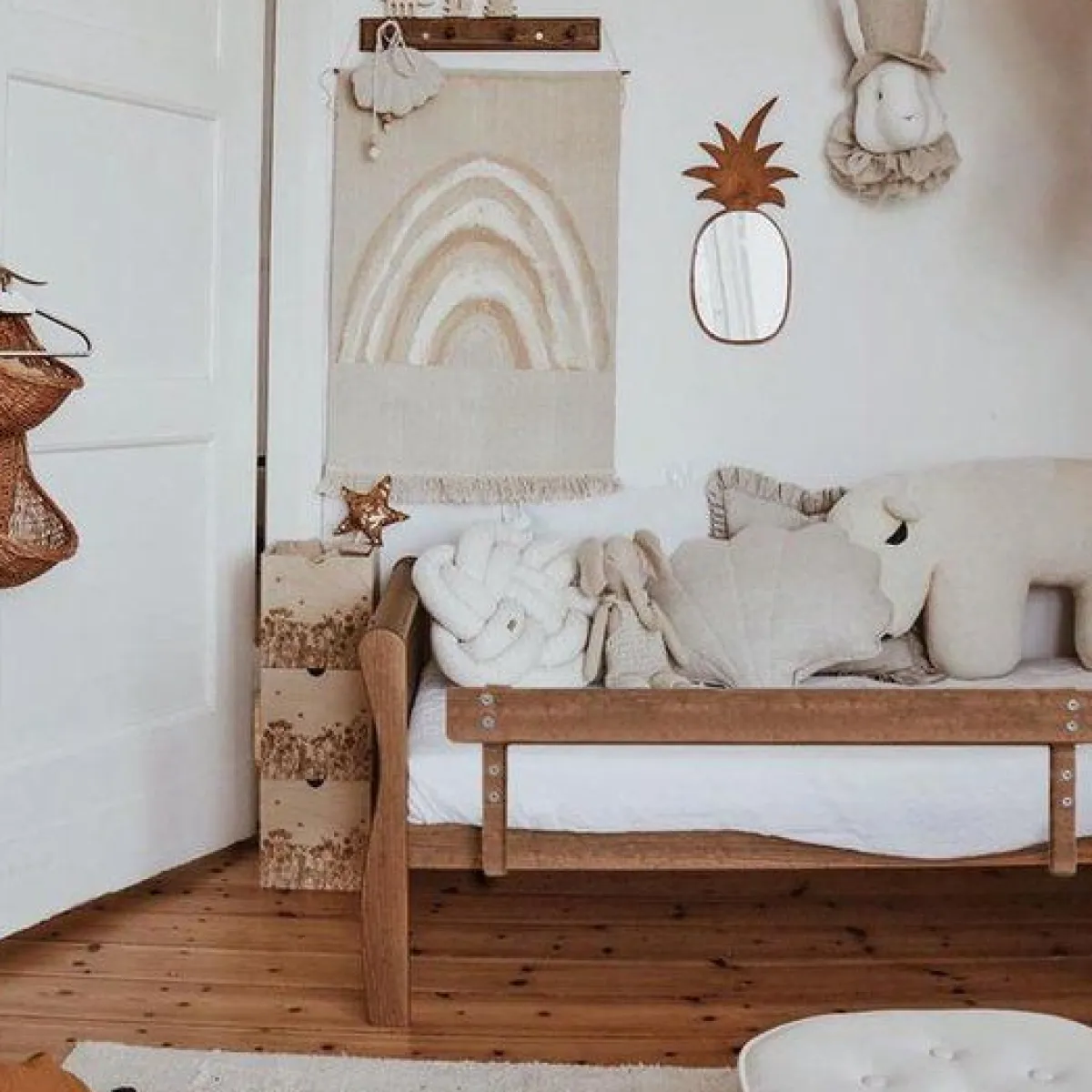 Woodies Accessoires|Veiligheid In Bed * Uitvalbeschermer Vintage Bruin