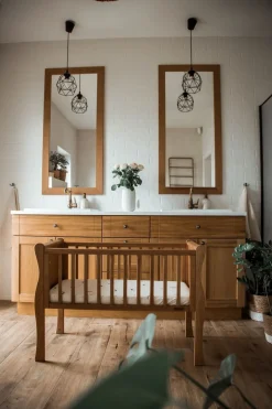 Woodies Wiegen En Co-Sleepers * Wieg Noble Vintage Bruin
